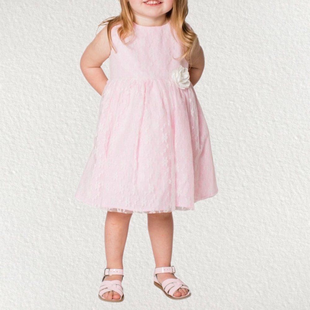 Popatu size 4 toddler girl dress pink occasion